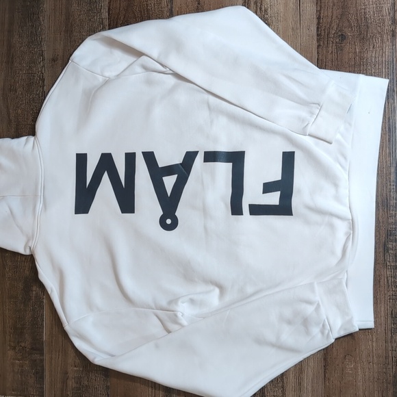 *NWT* Scandinavian Explorer Flåm Norway Pullover Hoodie Size XXL in White - Picture 2 of 10